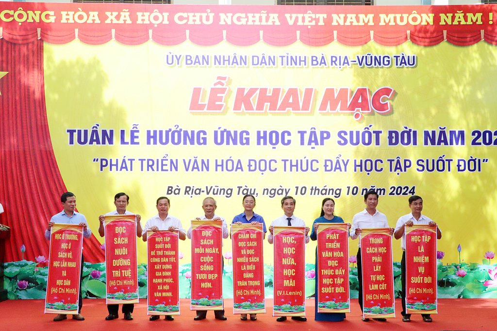 Tỉnh Bà Rịa - Vũng Tàu khai mạc Tuần lễ hưởng ứng học tập suốt đời năm 2024